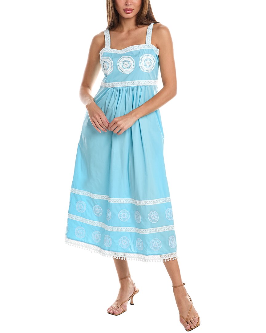 Tyler Boe Tyler Böe Candi Midi Dress In Blue