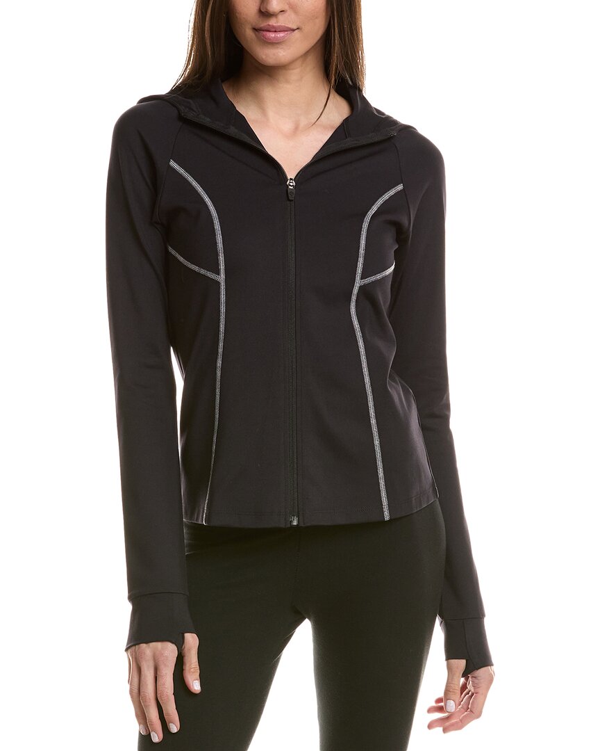 Year Of Ours Night Rider Zip Hoodie In Black
