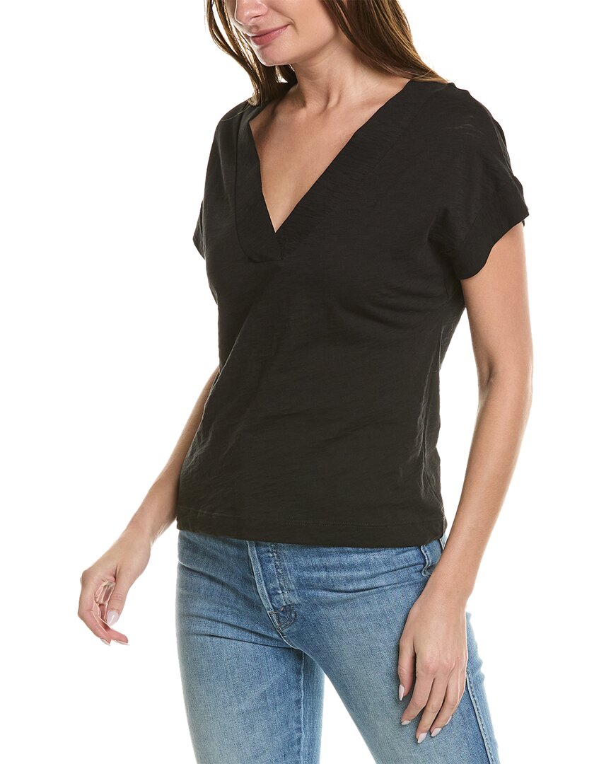 Goldie Kismet Double V T-shirt In Black