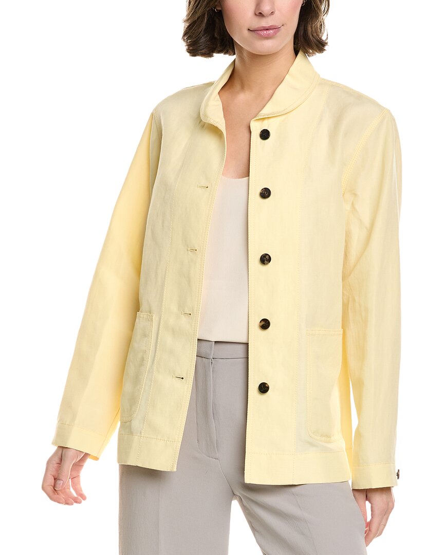Lafayette 148 Shawl Collar Silk-blend Jacket