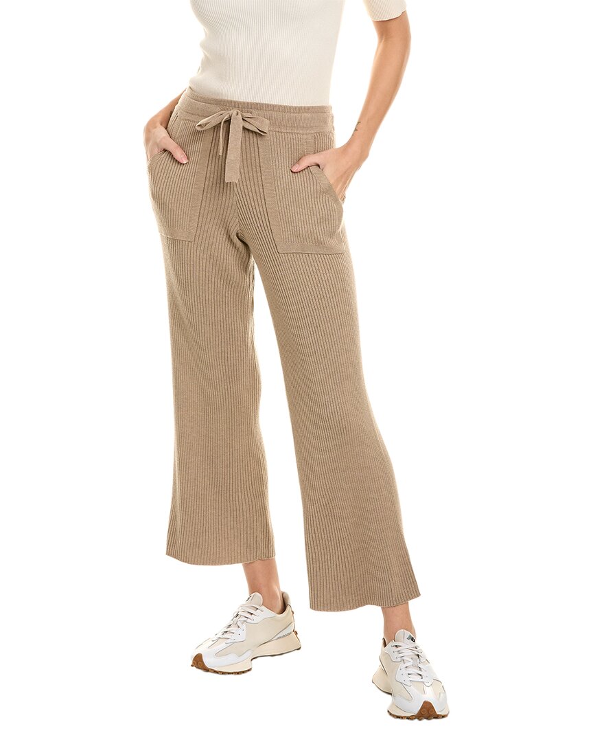 Splendid Georgie Rib Wide Leg Crop Pants