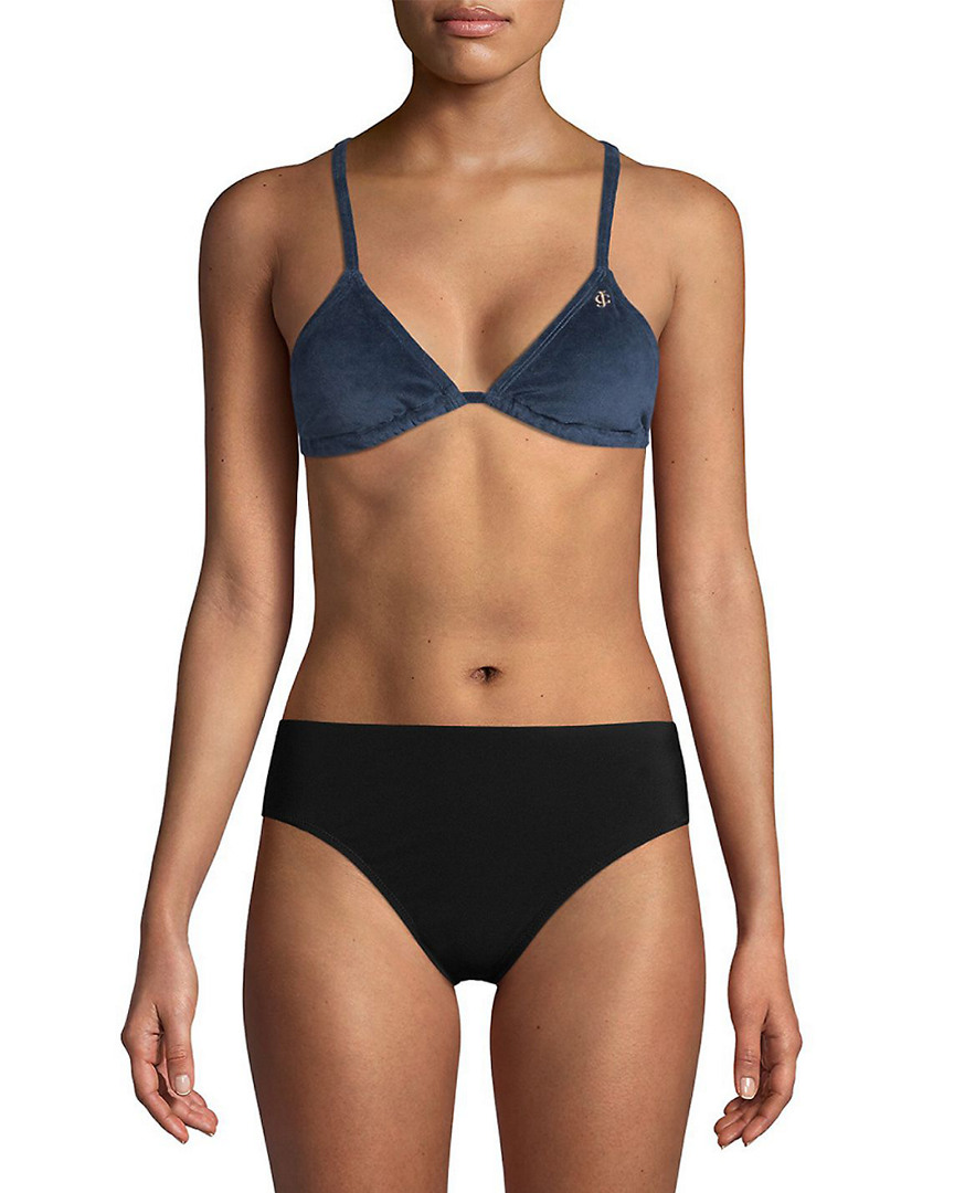 Image of Juicy Couture Velour Triangle Bikini Top