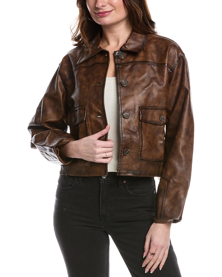 Moon River Jacket In Brown