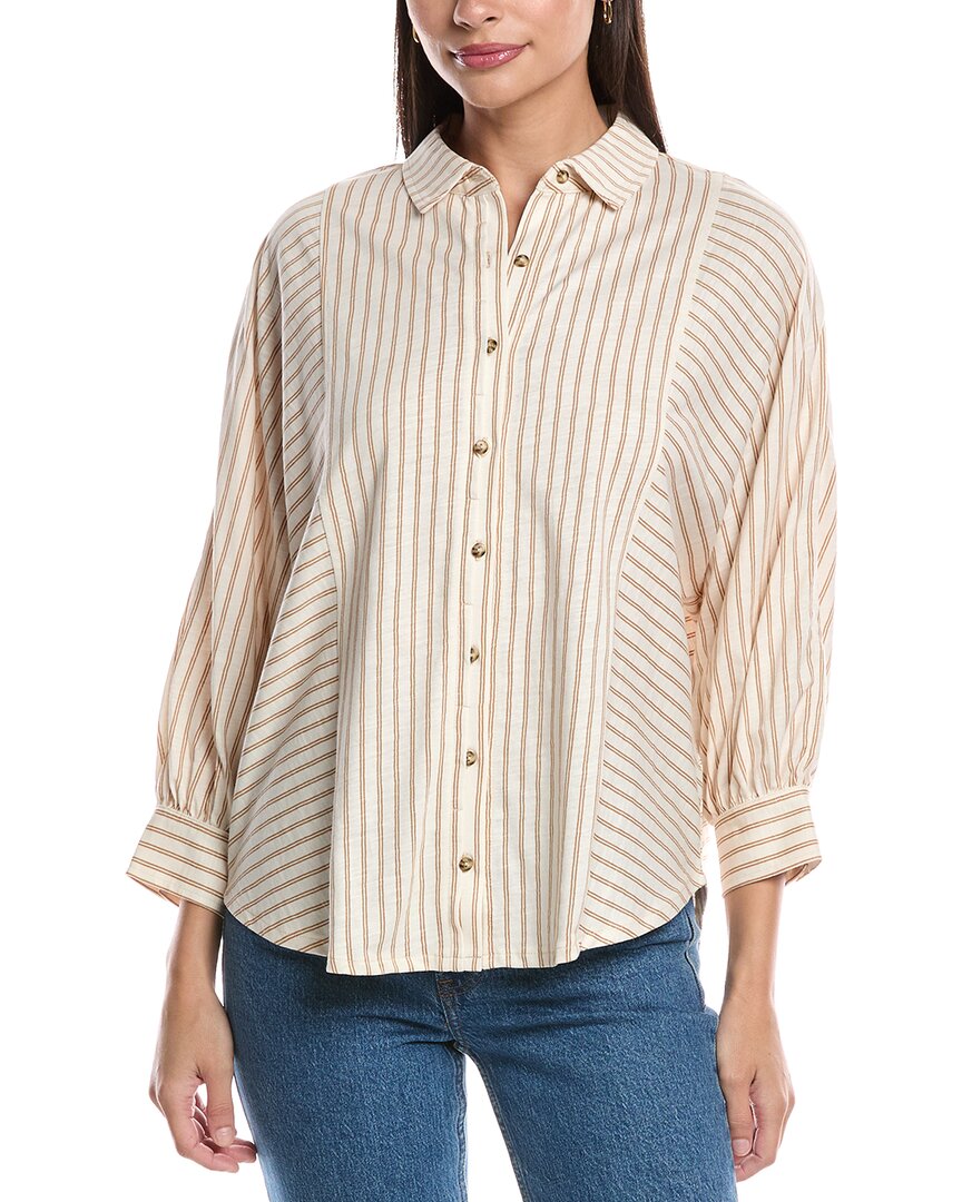 Grey State Dolman Top In Brown