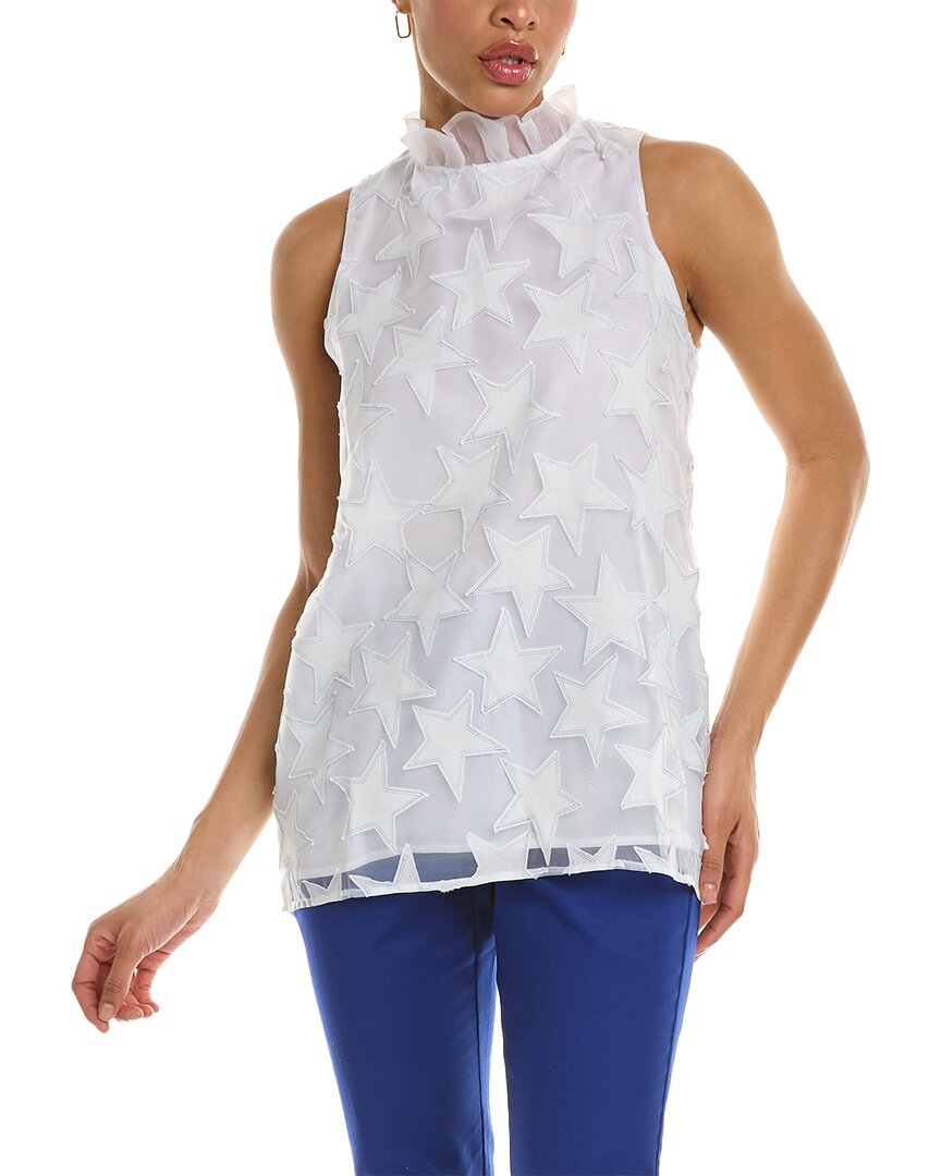 Tyler Boe Tyler Böe Claudette Applique Star Top In White