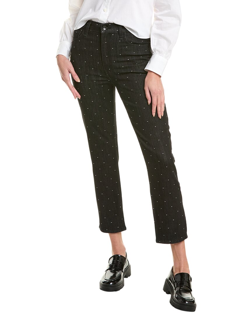 Rag & Bone Dylan Black Low-rise Slim Boyfriend Jean In Black