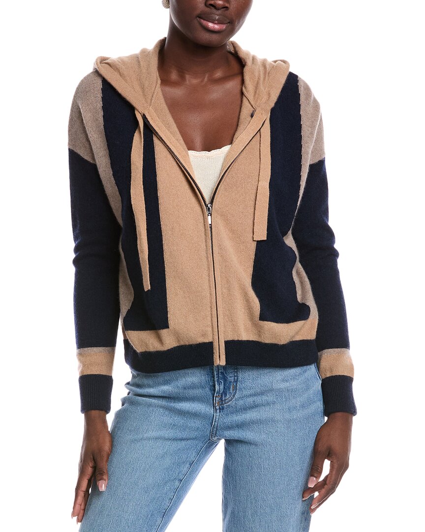 Scott & Scott London Angelina Cashmere Hoodie In Neutral