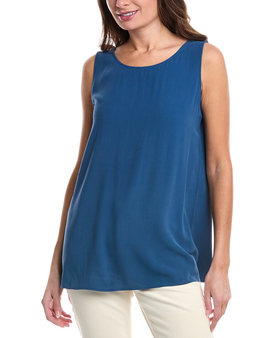 Eileen Fisher Sleeveless Silk Tunic Tank