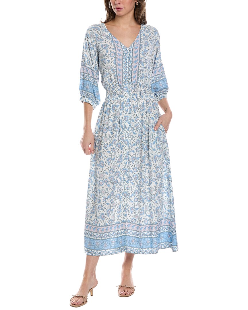 Shop Walker & Wade Kelsey Maxi Dress In Blue