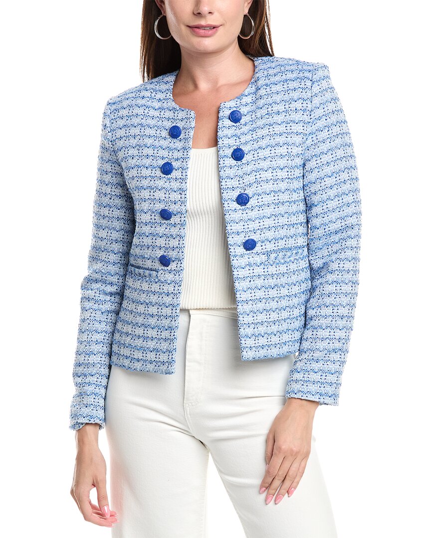 T Tahari Open Front Blazer