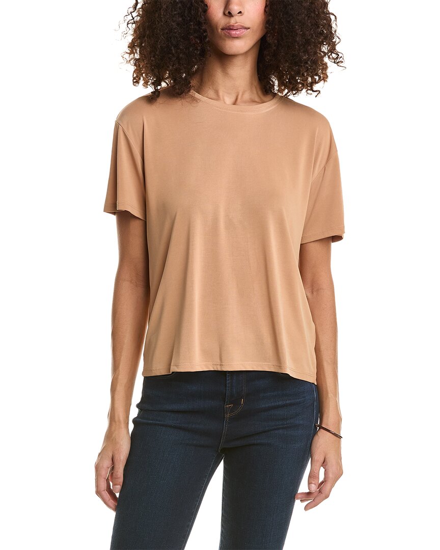 Shop Saltwater Luxe Crewneck T-shirt In Orange