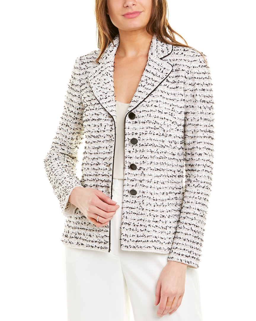 Image of St. John Wool-Blend Blazer
