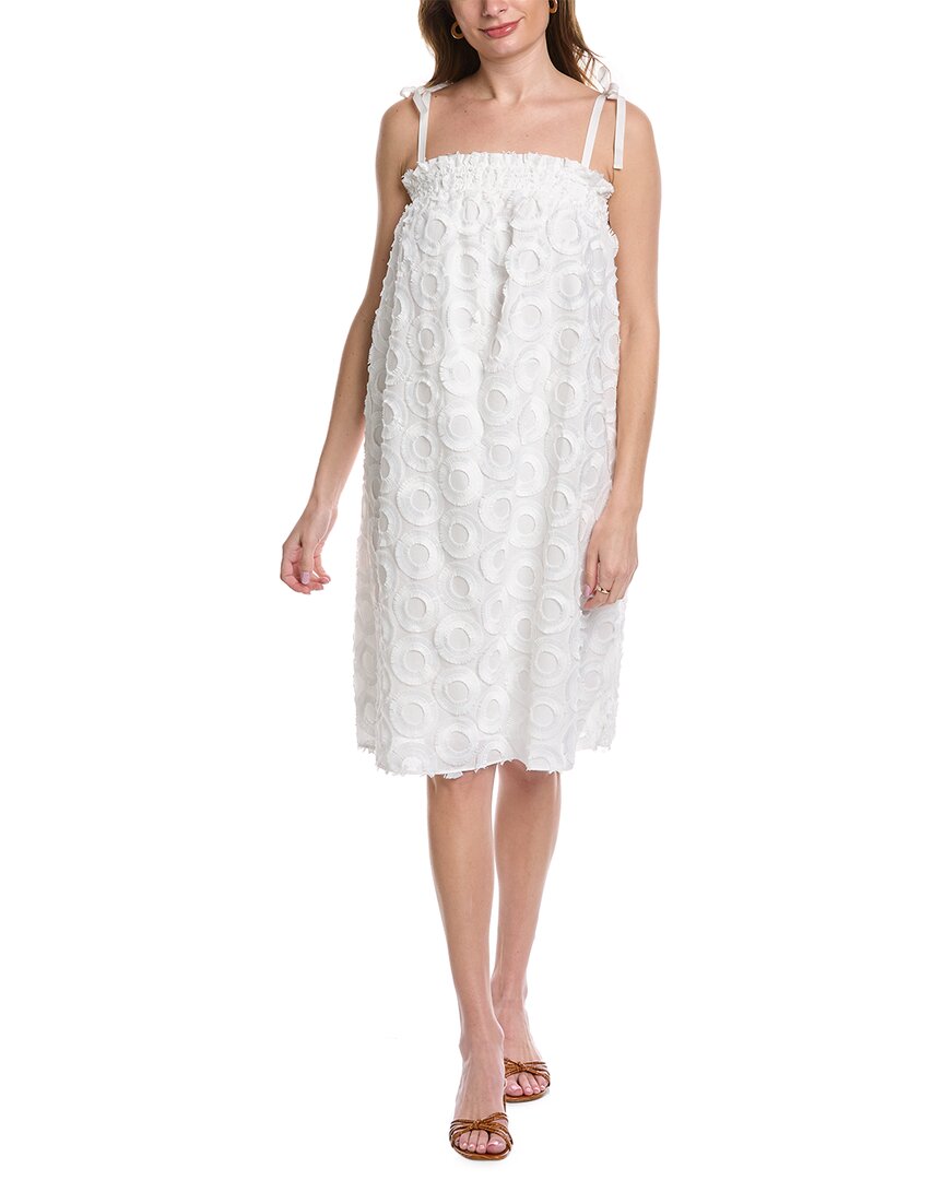 Shop Trina Turk Dazzler Midi Dress In White