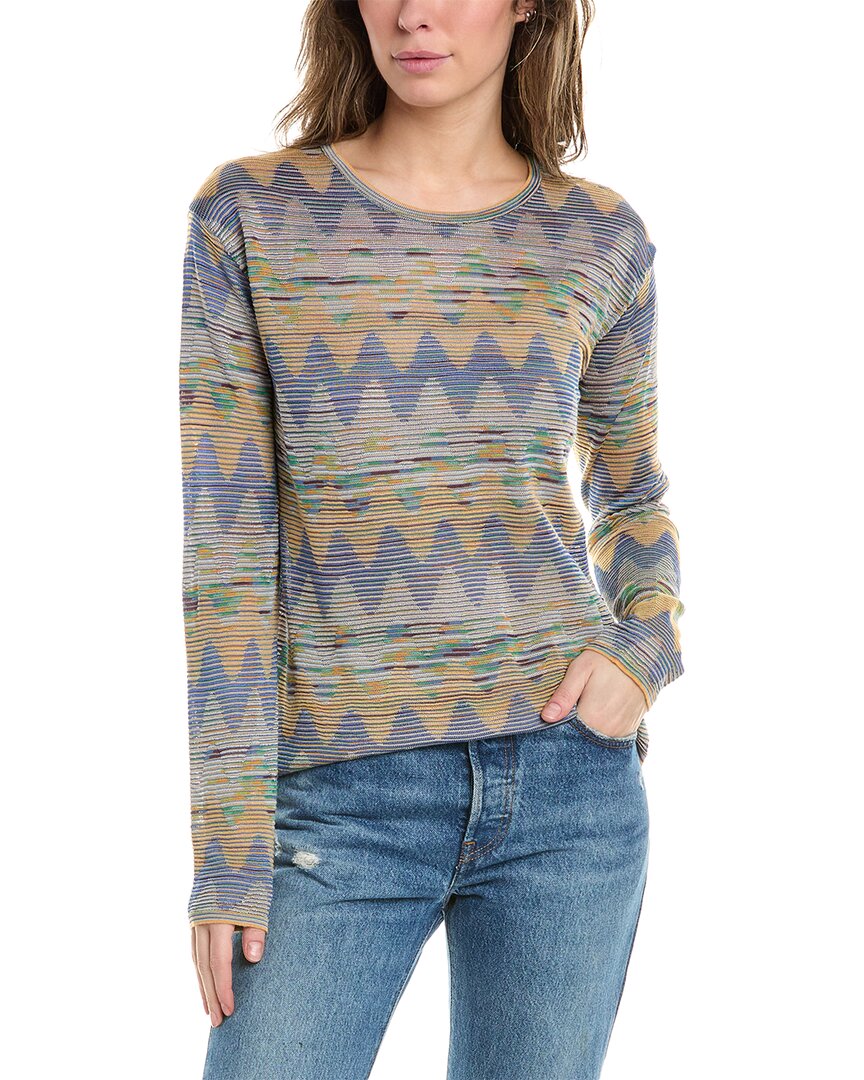 Pre-owned Missoni M  Wool-blend Sweater Women's In Smd