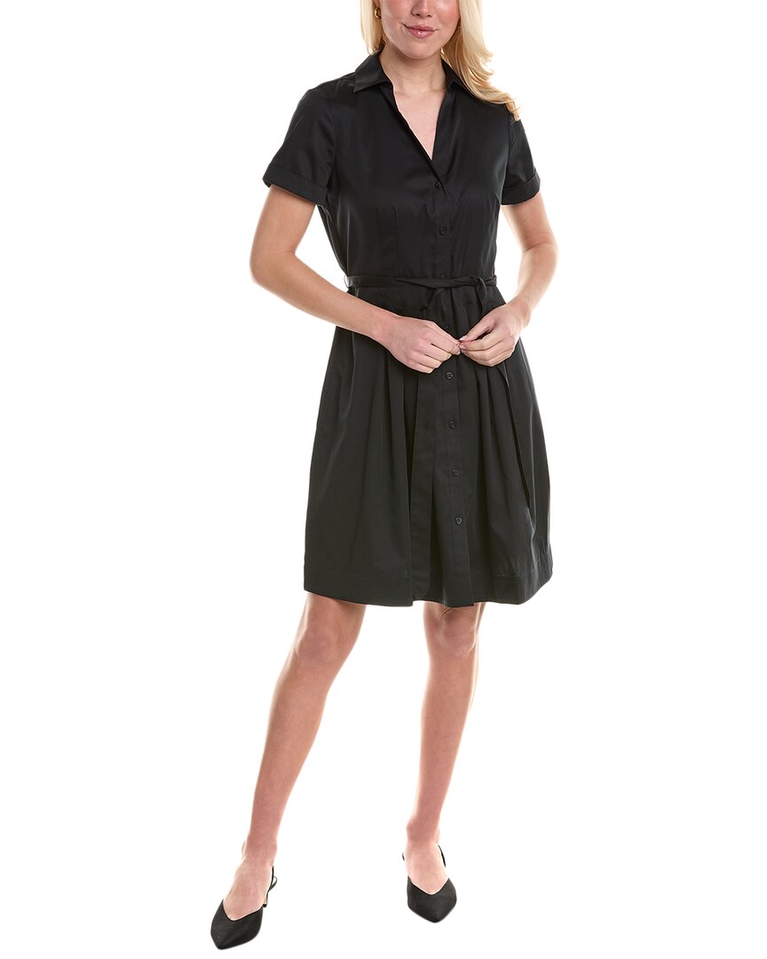 Shop Brooks Brothers Shirtdress In Black