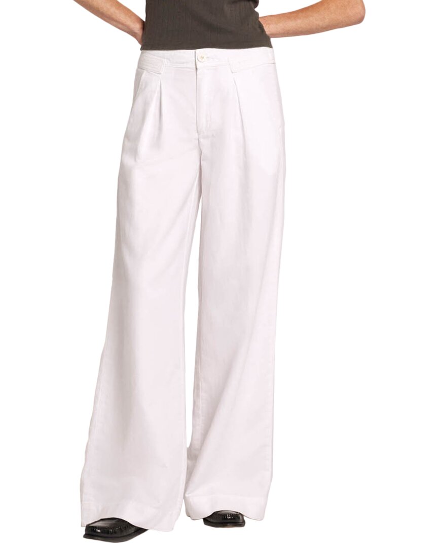 Current Elliott Current/elliott The Markey Wide Leg White Wide Leg Jean