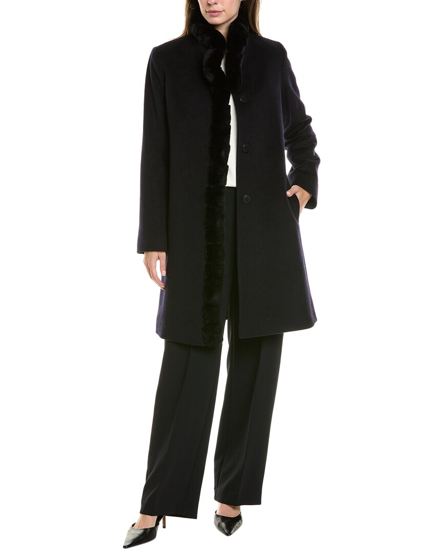 Fleurette Long Wool-blend Coat