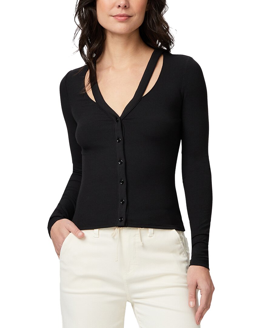 Paige Sycamore Cardigan In Black