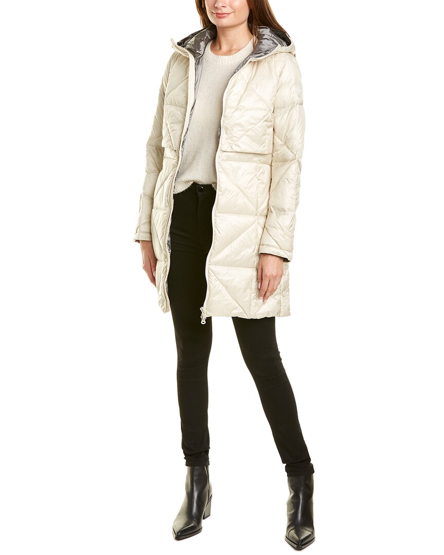Shop Colmar Quilted Storm Flap Jacket In White
