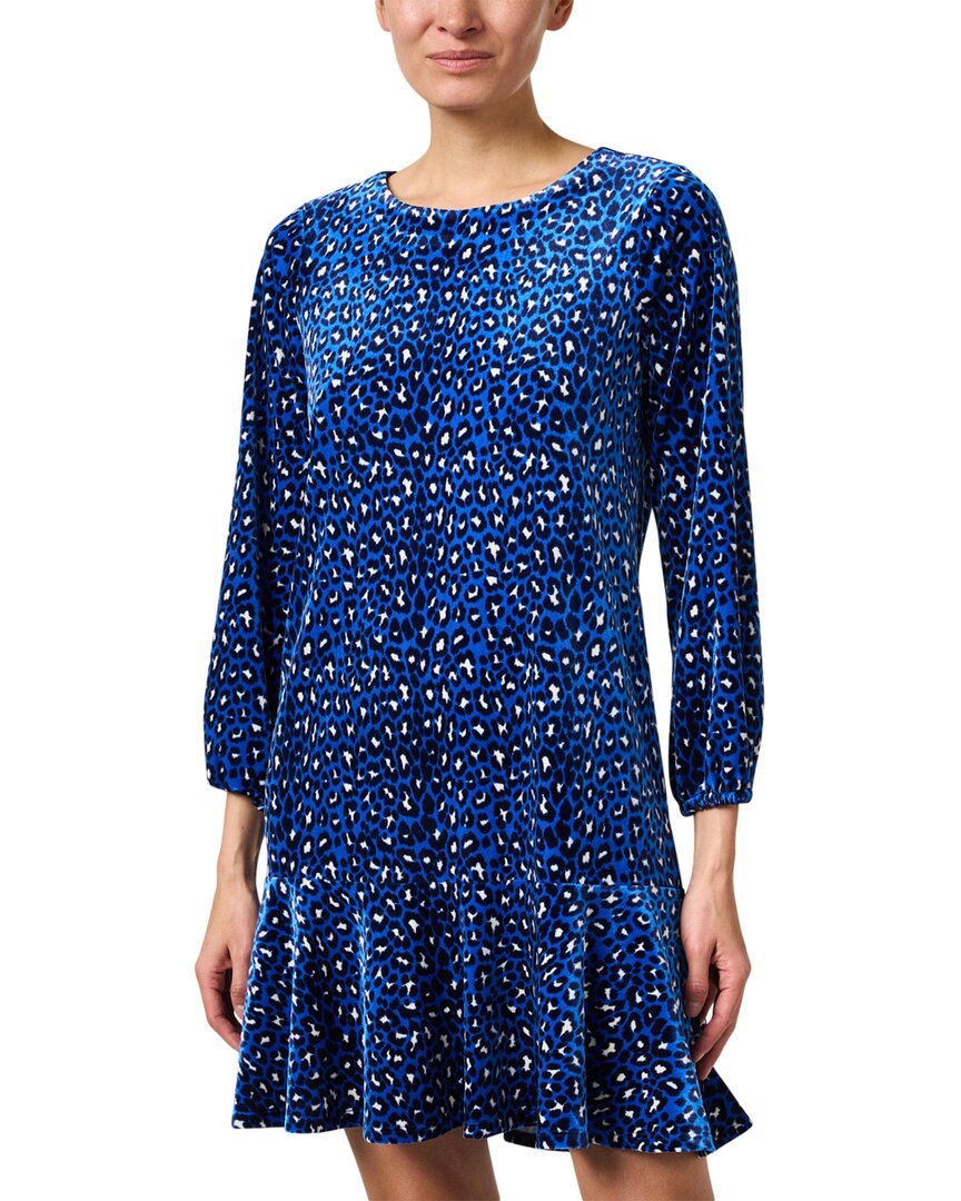Shop Jude Connally Sadie Print Velvet Dress