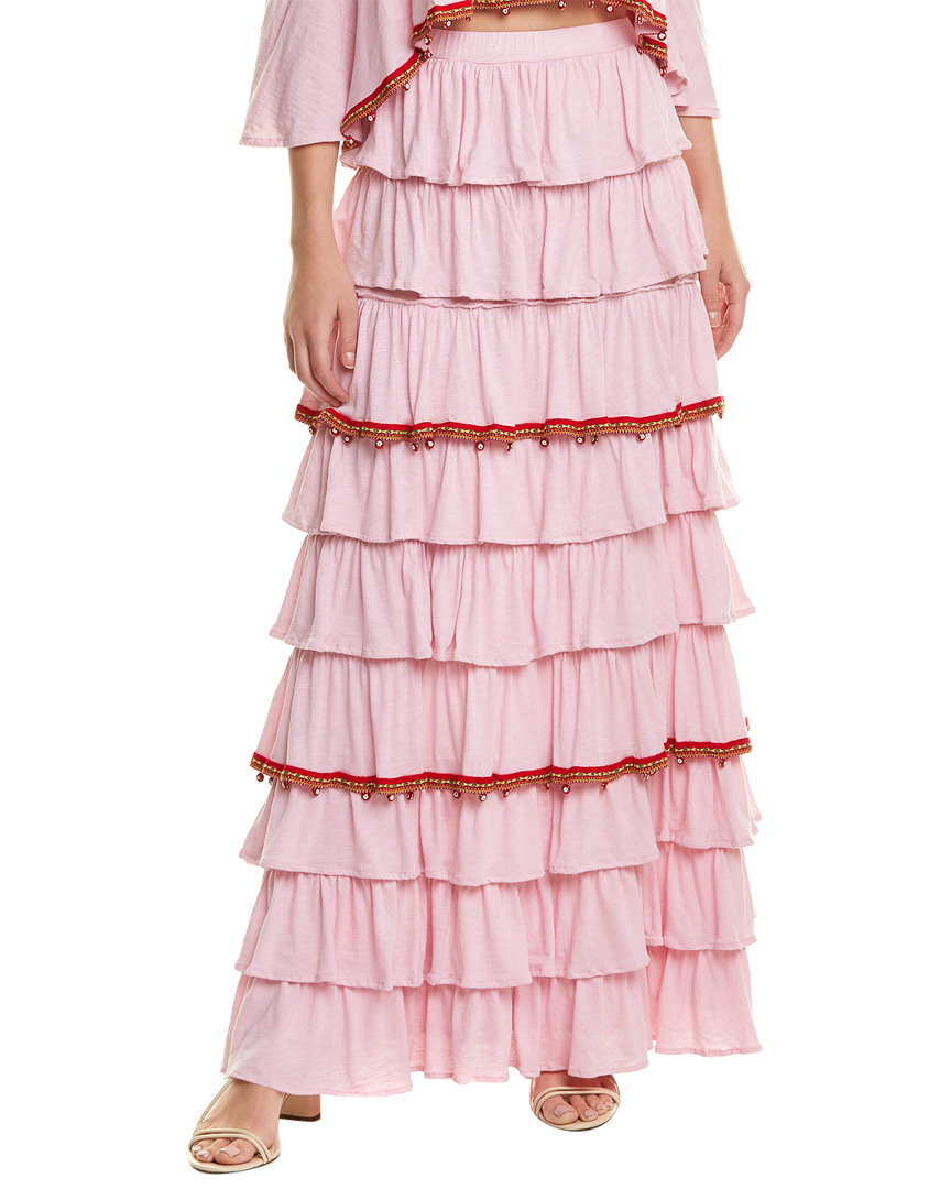 Image of Pitusa Salsa Maxi Skirt