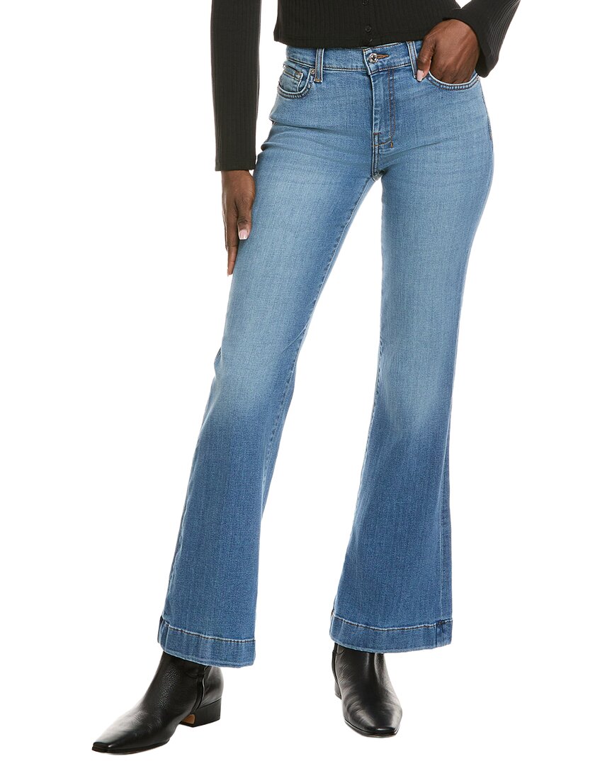 7 For All Mankind Dojo Leesburg Tailorless Jean In Blue