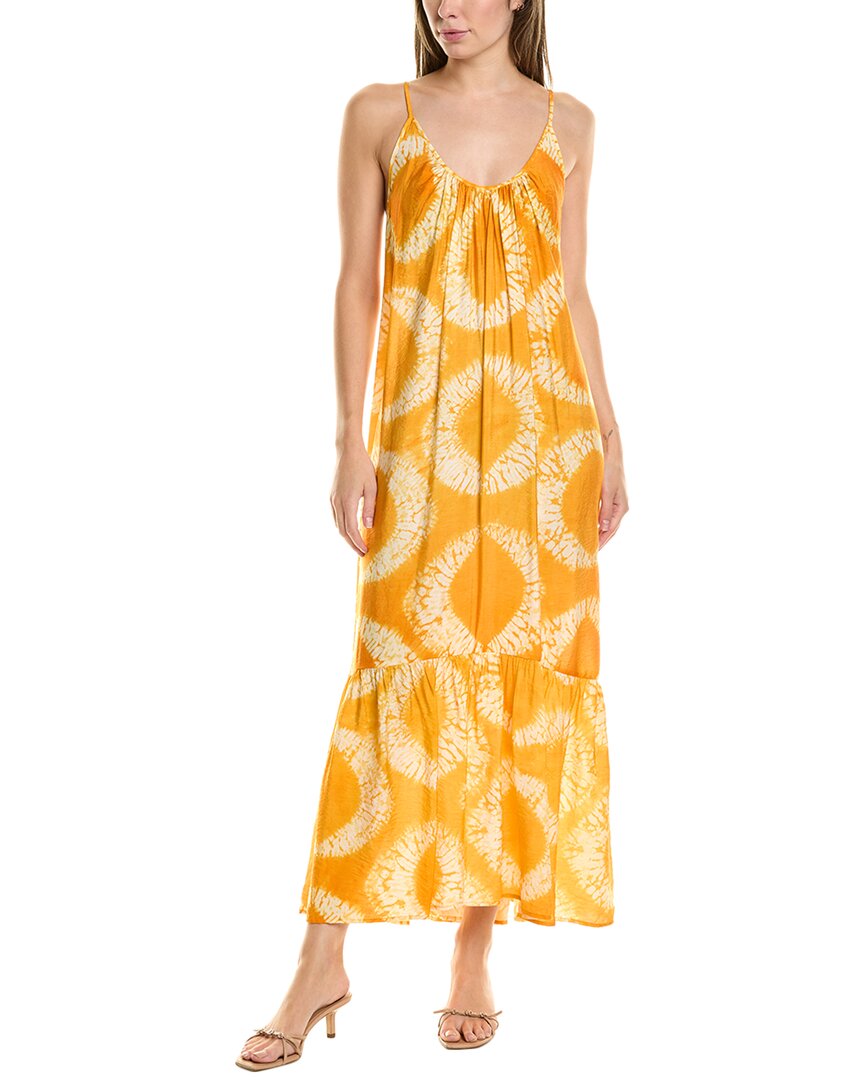 Electric & Rose Electric Rose Laney Maxi Dress In Orange