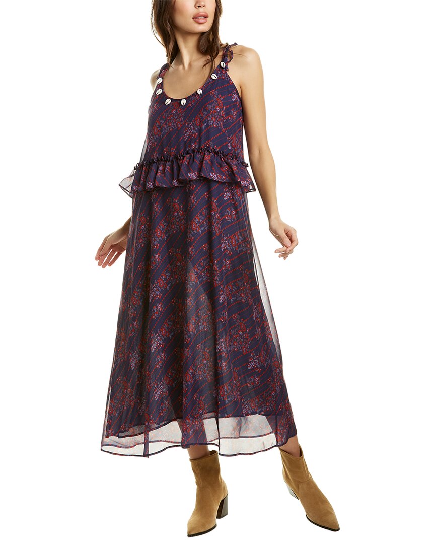 Image of Figue Alina Silk Maxi Dress