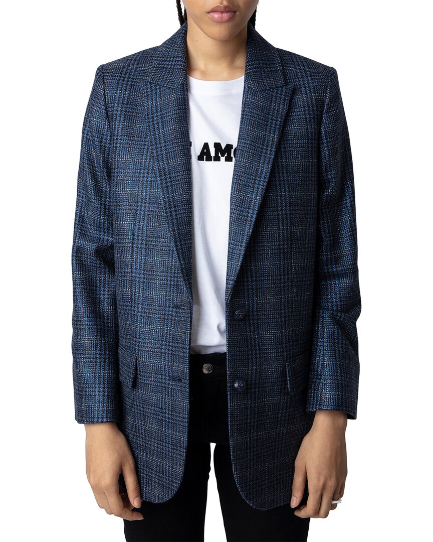 Zadig & Voltaire Viva Car Shimmer Blazer