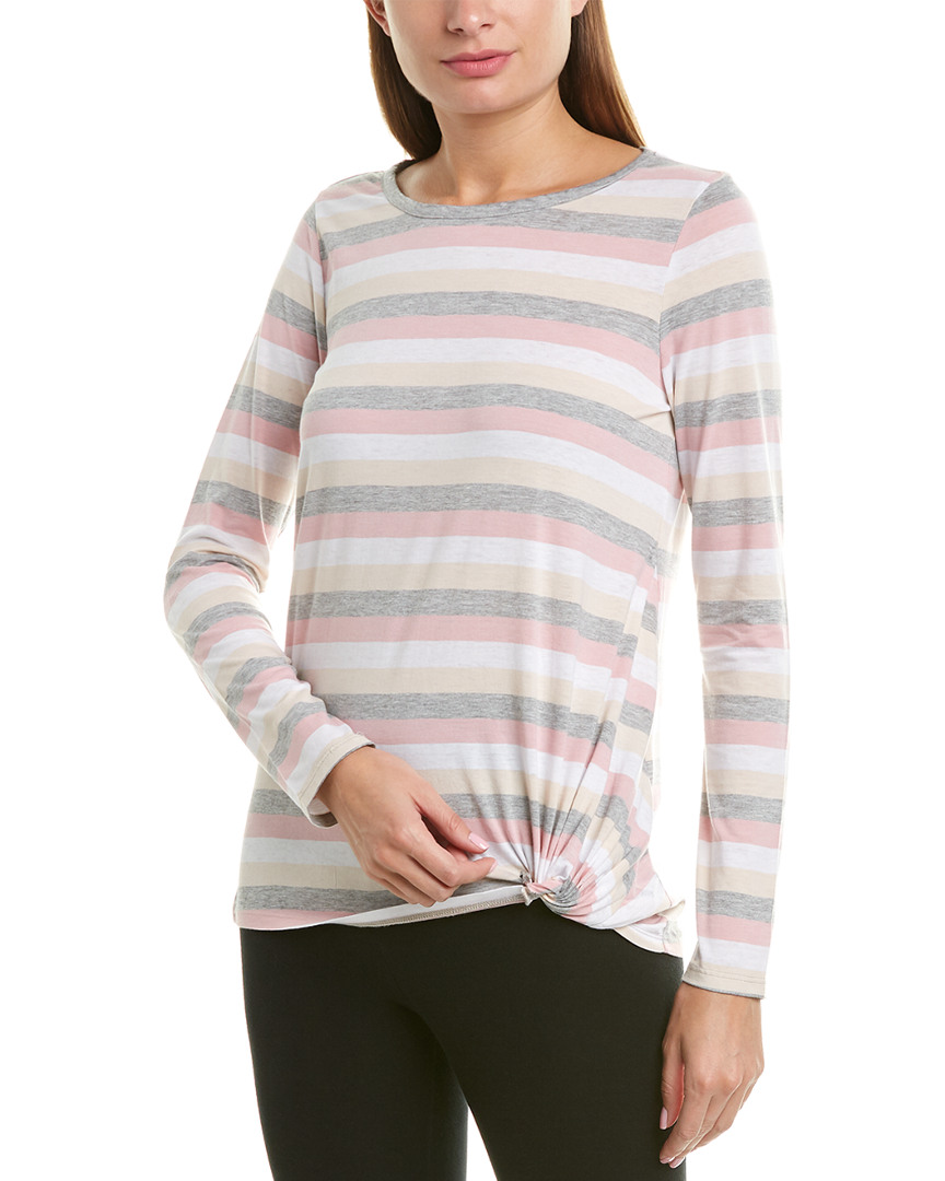 Image of Marc New York Performance Washed Stripe T-Shirt