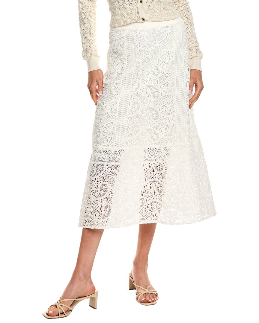 Ba&sh Midi Skirt In White