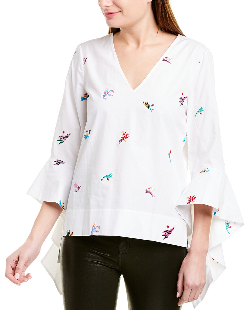 Image of PRABAL GURUNG Embroidered Top