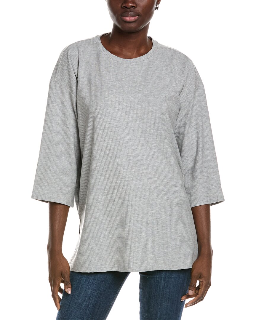 Eileen Fisher Tunic Top In Grey