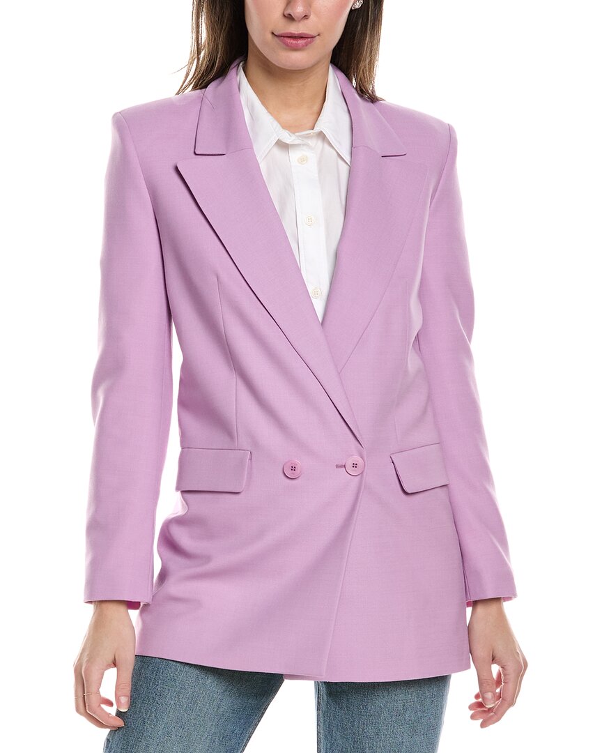 MAJE MAJE WOOL-BLEND SUIT BLAZER