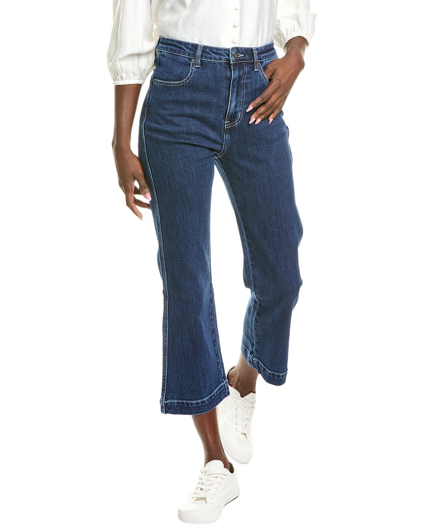Bardot Suzy Dark Vintage Straight Leg Jean In Blue