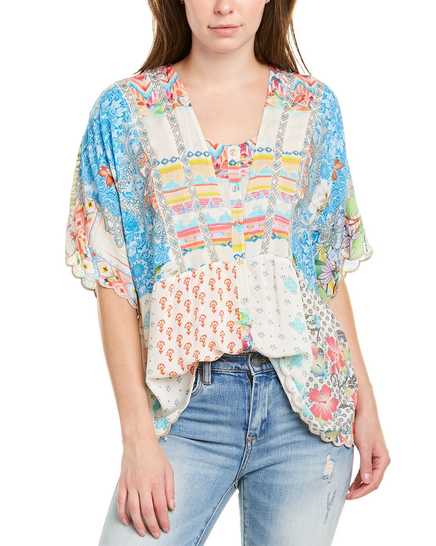 Image of Johnny Was Amber Top