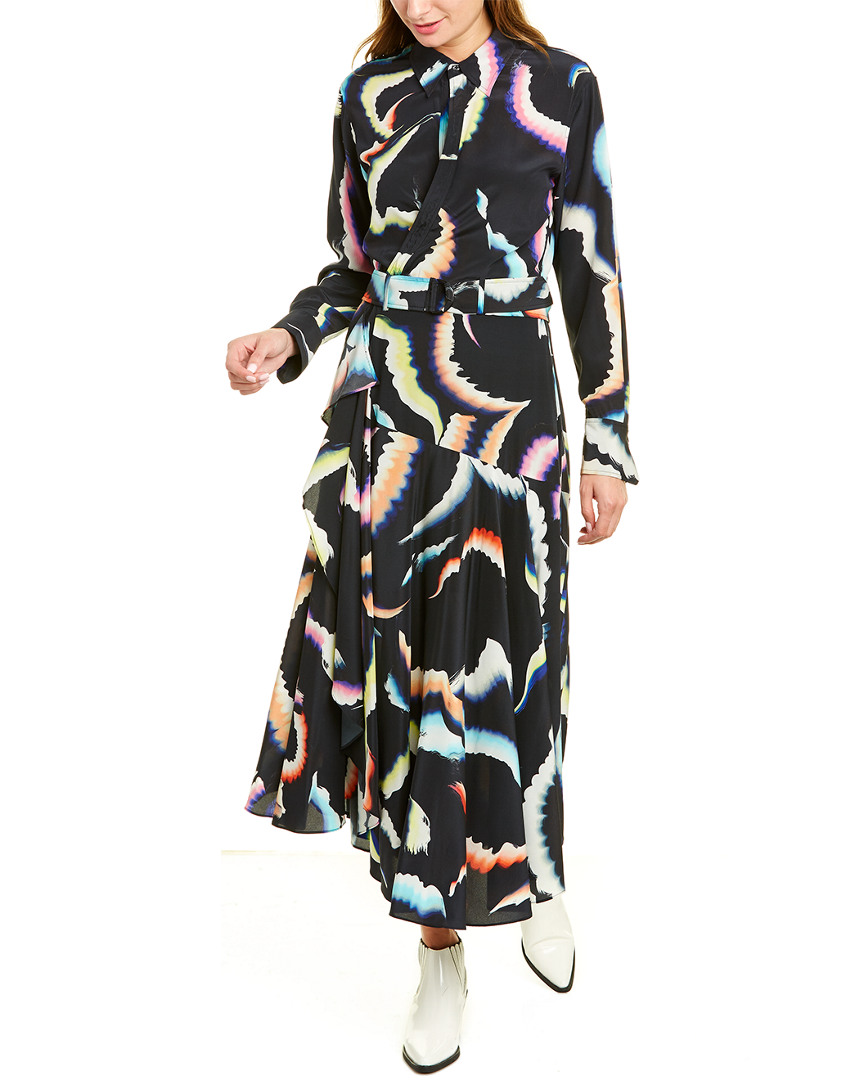 Image of A.L.C. Amaya Silk-Blend Maxi Dress