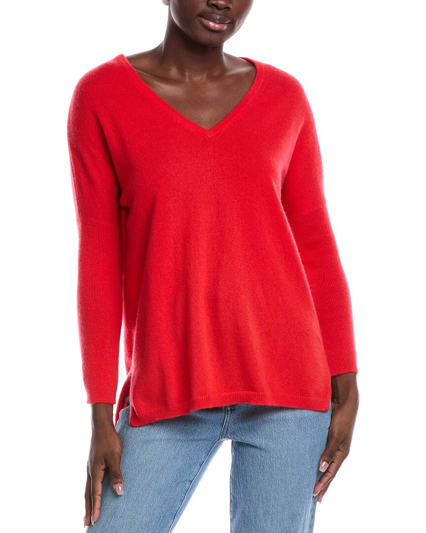 Scott & Scott London Miss Darcy Cashmere Sweater In Red