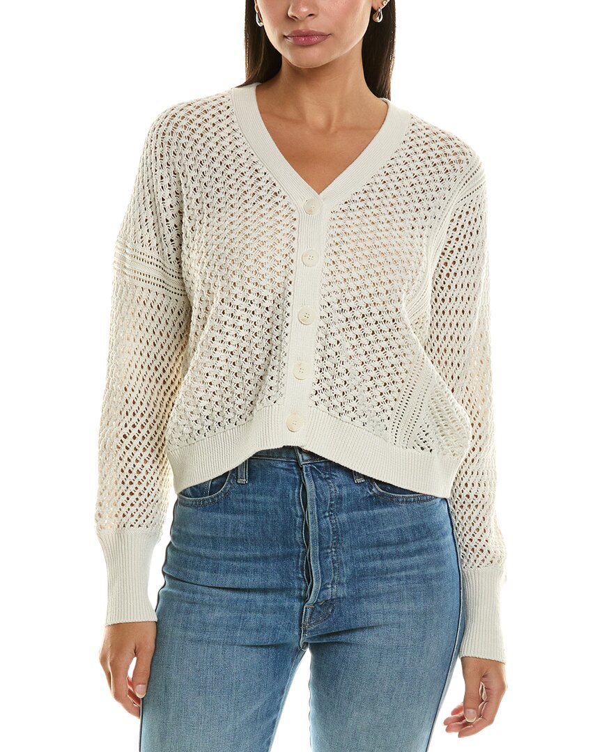 Splendid Audrey Cotton Cardigan In Brown