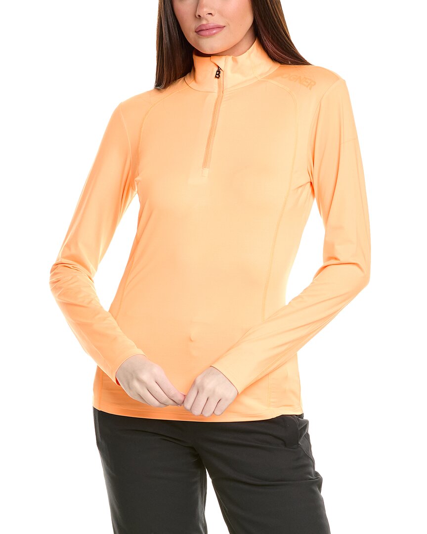 Bogner Medita 1/4-zip Pullover In Orange