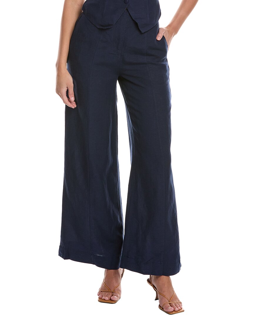 Onia Air Linen-blend Palazzo Pant