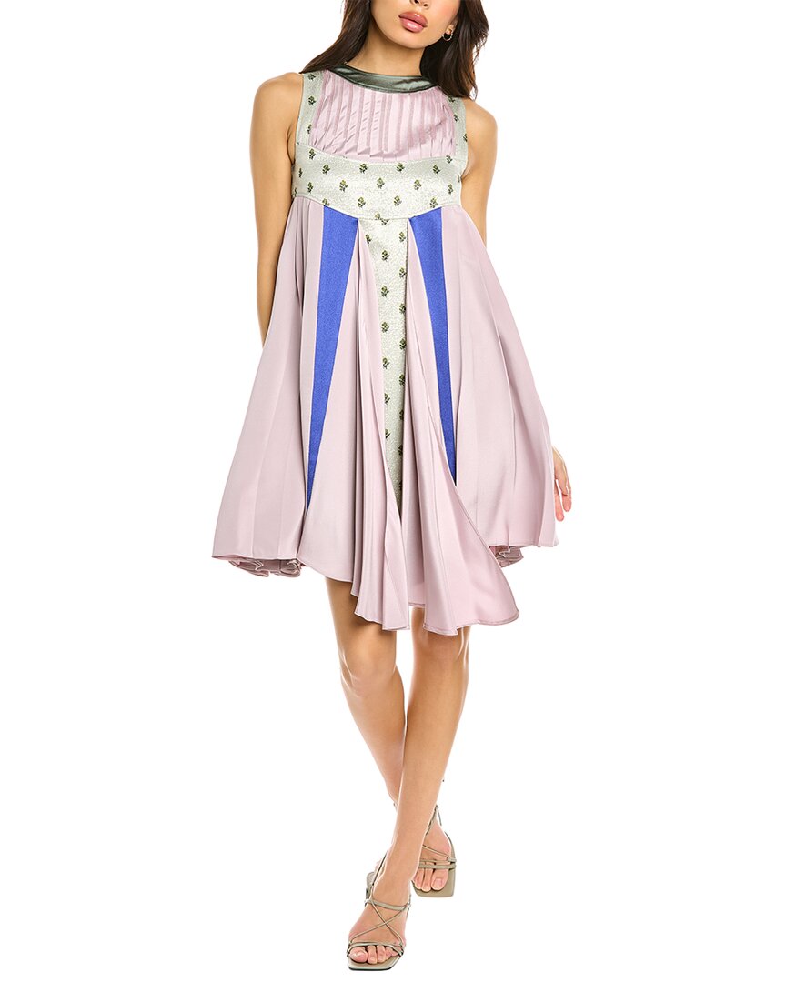 Shop Valentino Silk Mini Dress