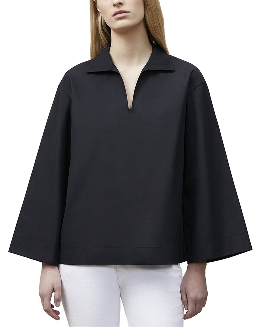 Lafayette 148 New York Plus Dales Shirt In Black