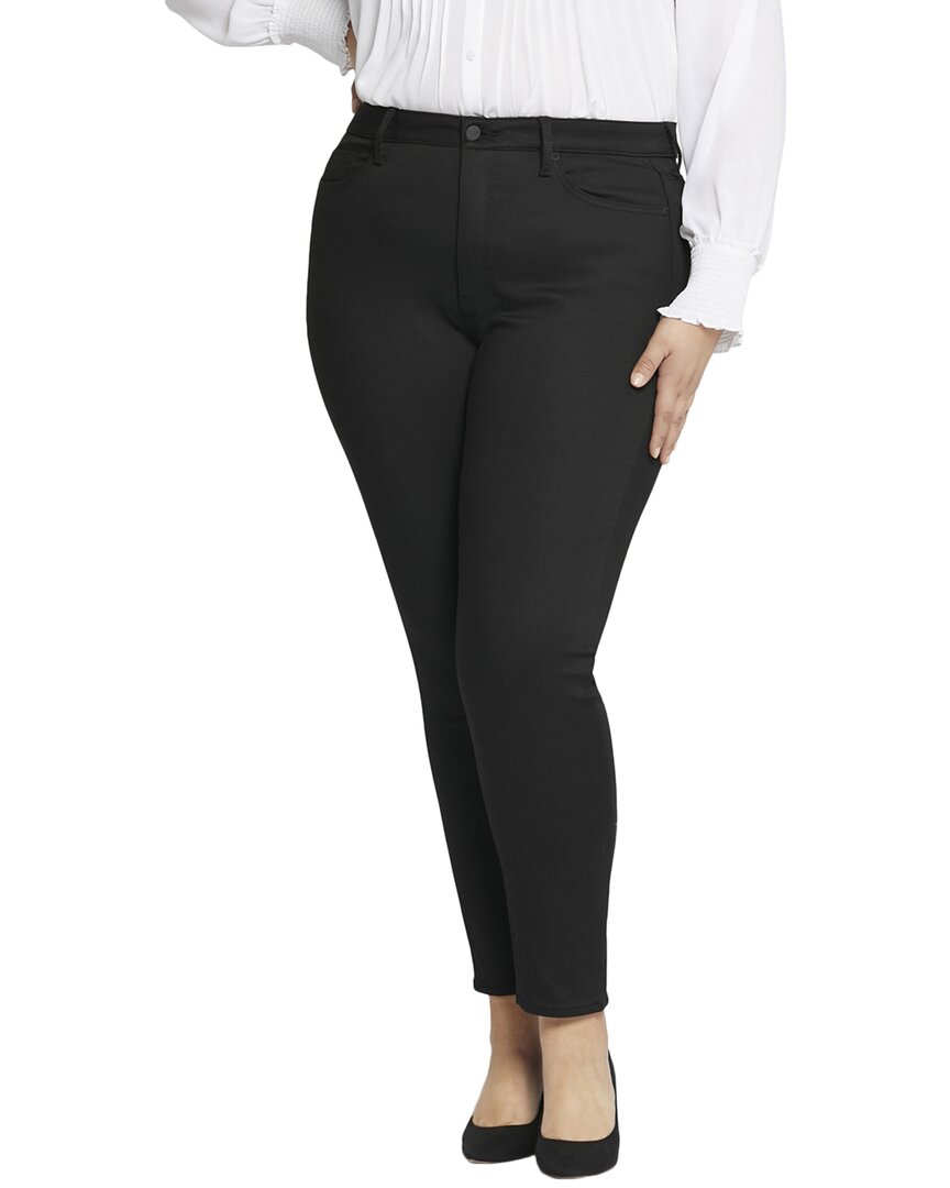 Nydj Plus Ami Black Rinse Skinny Leg Jean