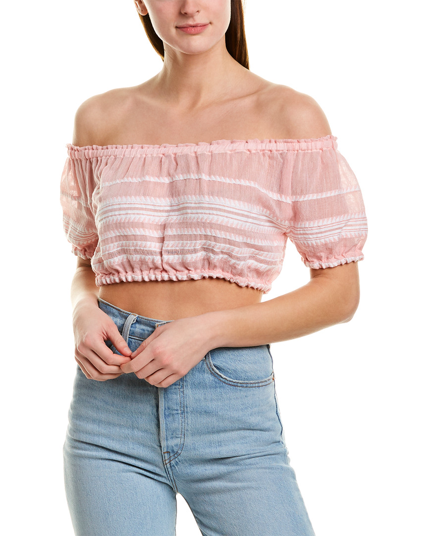 Image of lemlem Lulu Cropped Top