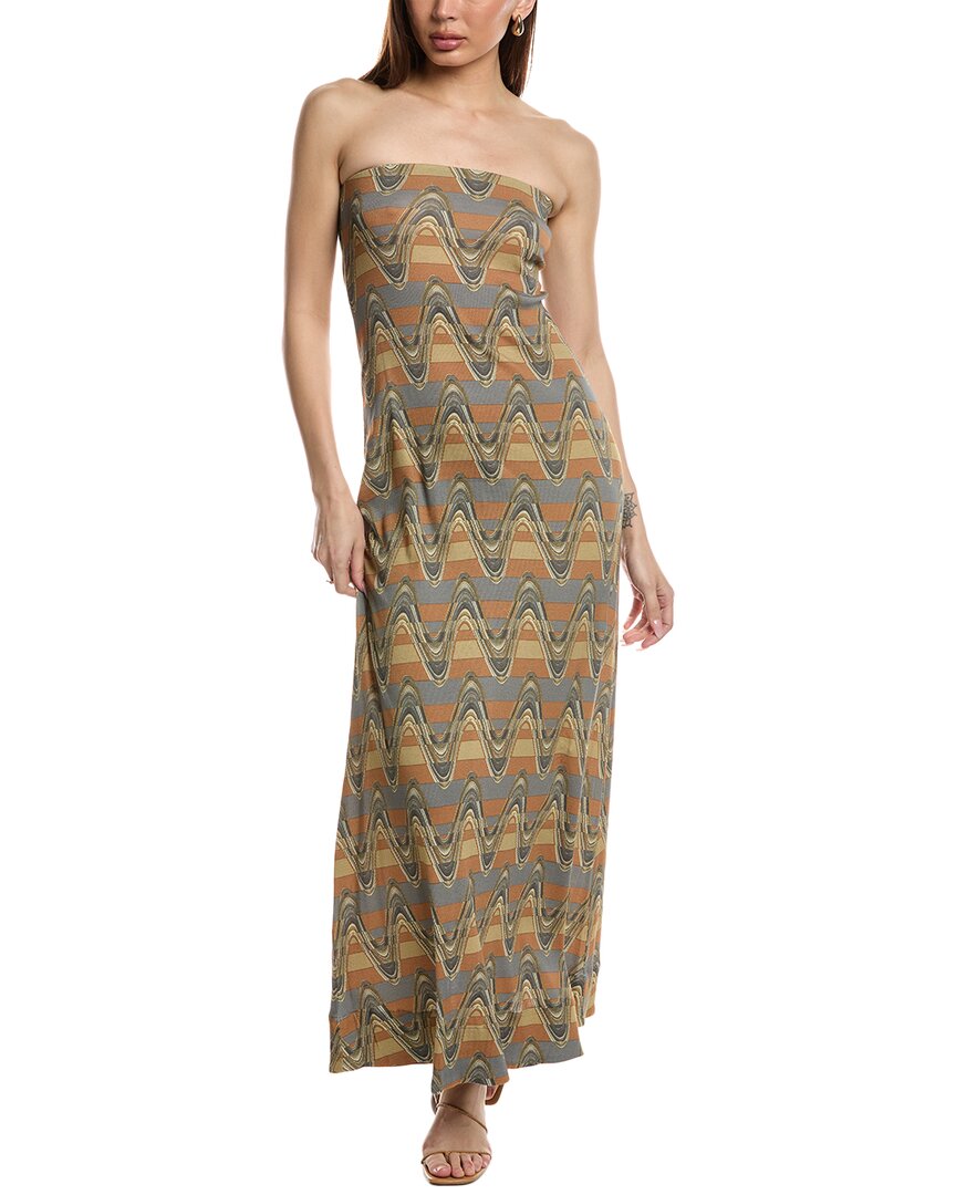 Shop Faithfull The Brand Elina Maxi Dress In Green