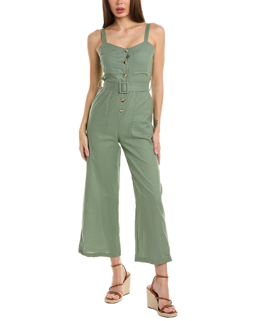 Shop Anna Kay Amalie Jumpsuit In Green