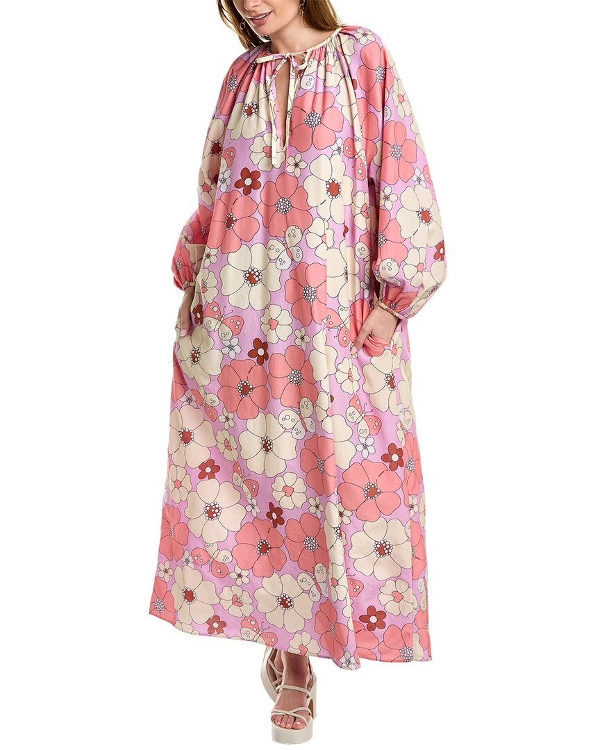 Shop Manoush Silk-blend Dress