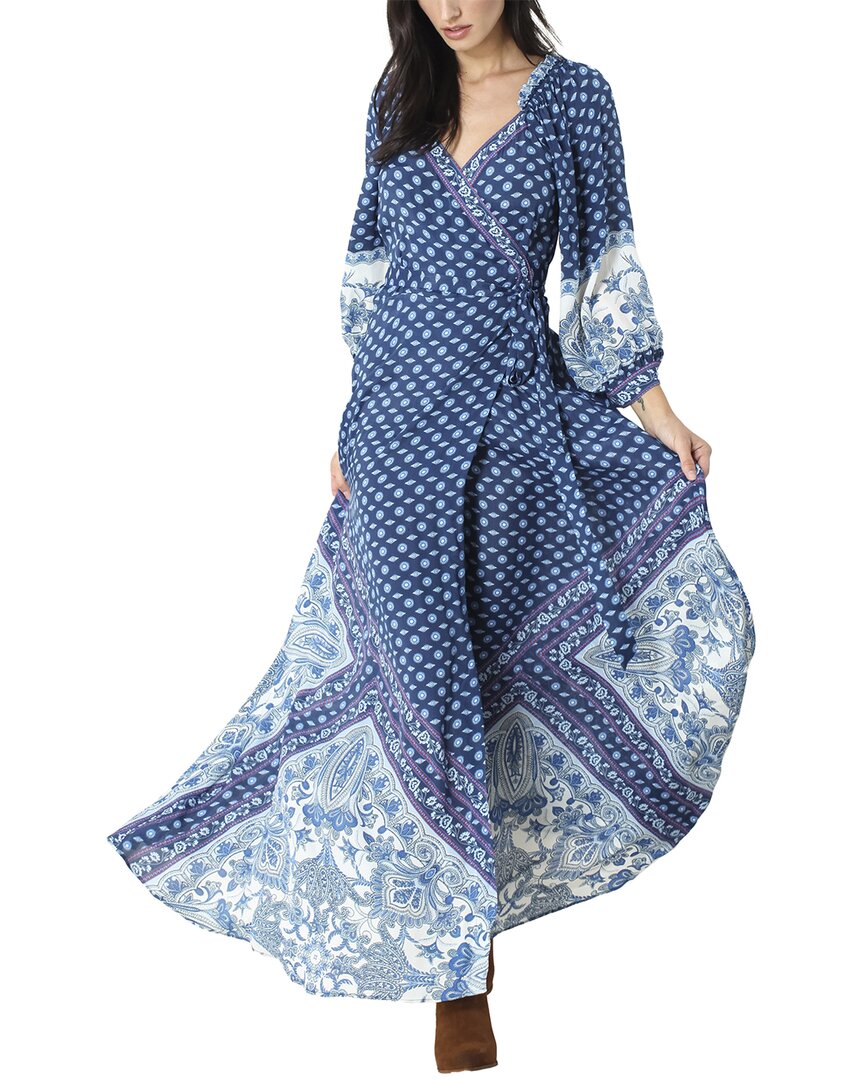 Hale Bob Wrap Maxi Dress