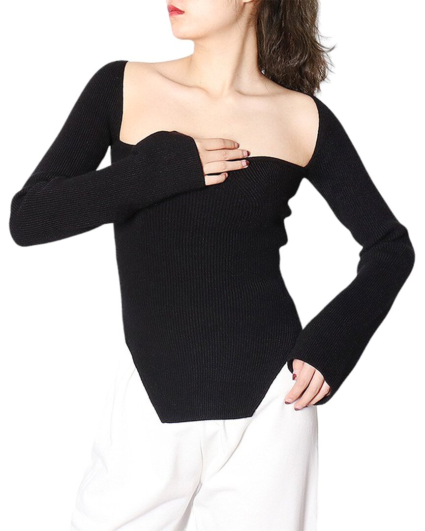 Adele Berto Top In Black